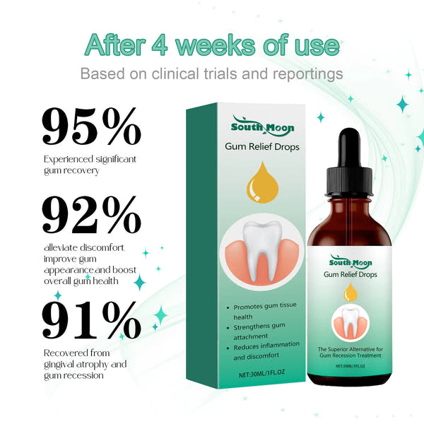 Gum Repair Drops Relieve Receding Gingival Swelling Gum Cleaning Care Oral Periodontal Hygiene Remove Yellow Remove Stain