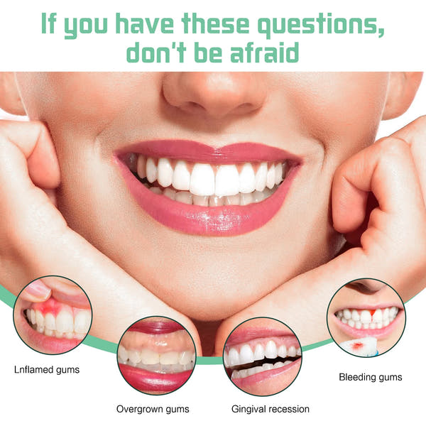 Gum Repair Drops Relieve Receding Gingival Swelling Gum Cleaning Care Oral Periodontal Hygiene Remove Yellow Remove Stain