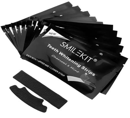SmileKit Tanden Whitening Gel Strips – 7 tot 24 Stuks – Dubbel Elastisch Bleekstrips voor Stralend Witte Tanden – Mondhygiëne & Tandverzorging