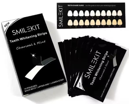 SmileKit Tanden Whitening Gel Strips – 7 tot 24 Stuks – Dubbel Elastisch Bleekstrips voor Stralend Witte Tanden – Mondhygiëne & Tandverzorging